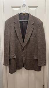 Sterling & Hunt Men's‎ Brown Houndstooth Wool Blazer 42R